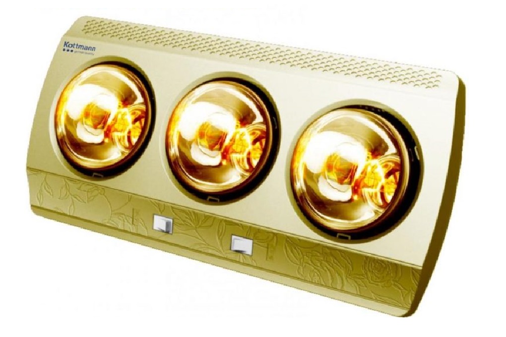 Đèn sưởi nhà tắm Kottmann 3 bóng K3B-H