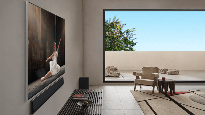 Smart tivi AI Evo OLED 4K 55 inch LG OLED55G5PSA thiết kế siêu mỏng liền tường