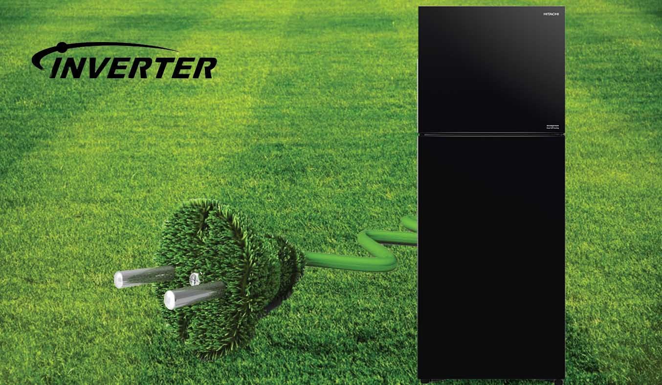 Tủ lạnh Hitachi Inverter 349 lít R-FVY480PGV0 (GBK)