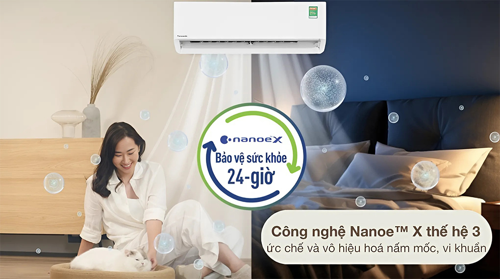 Công nghệ Nanoe-X - Điều hòa Panasonic Inverter 11500 BTU CU/CS-XU12BKH-8 11c78fdadee4b2e8456dc3746acfcbe1