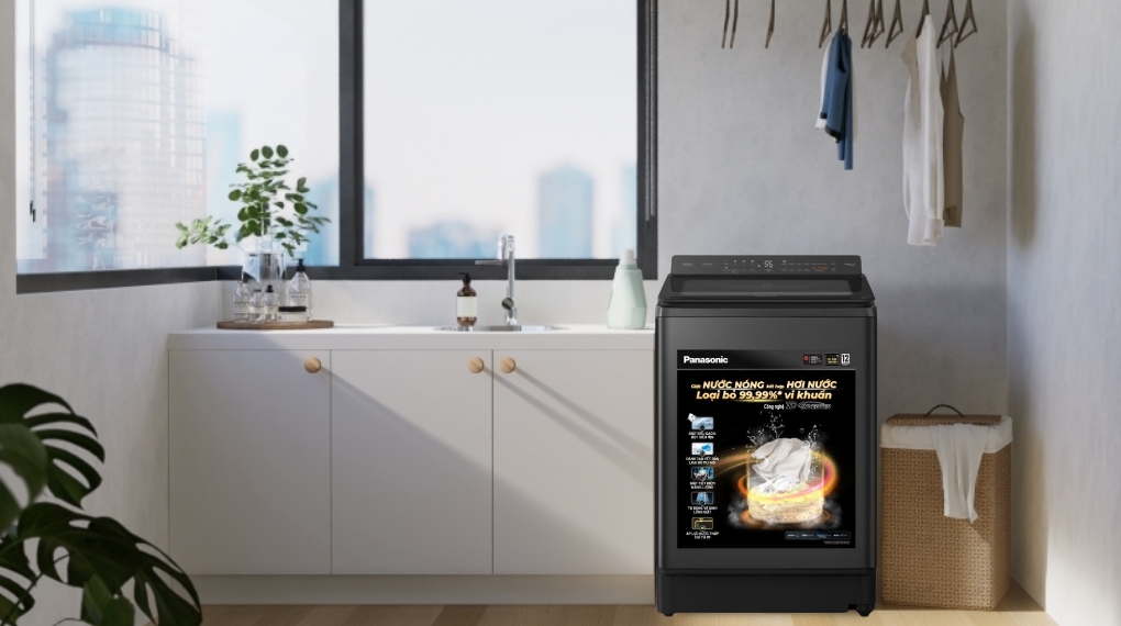 Máy giặt Panasonic Inverter 12.5 kg NA-FD125V4BV - Thiết kế