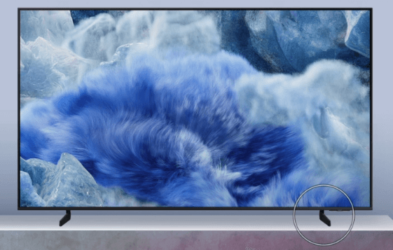 TV Samsung QA85Q8FAAKXXV có chân đế tùy chỉnh độ rộng, chiều cao