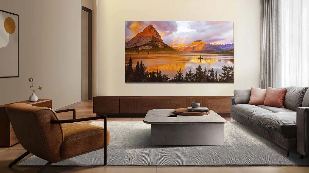 Google Tivi QLED TCL AI 4K 43 inch 43P7K - Thiết kế Google Tivi QLED TCL AI 4K 43 inch 43P7K - Thiết kế