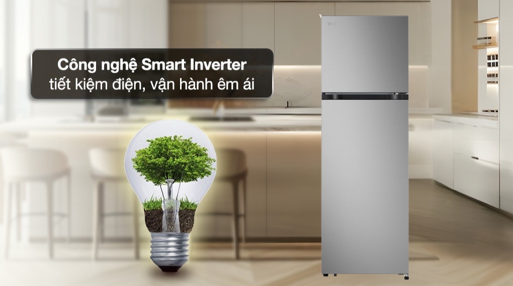 Tủ lạnh LG Inverter 266 lít LTB26SVM - Công nghệ tiết kiệm điện