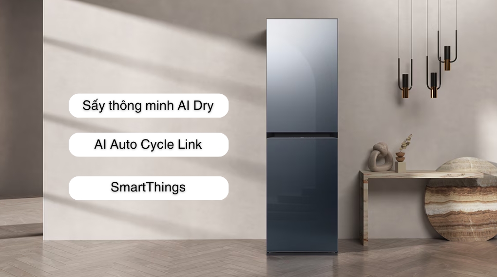 Tủ chăm sóc quần áo thông minh Samsung Bespoke AirDresser 5 móc DF24CB9900CRSV - Tiện ích Tủ chăm sóc quần áo thông minh Samsung Bespoke AirDresser 5 móc DF24CB9900CRSV - Tiện ích