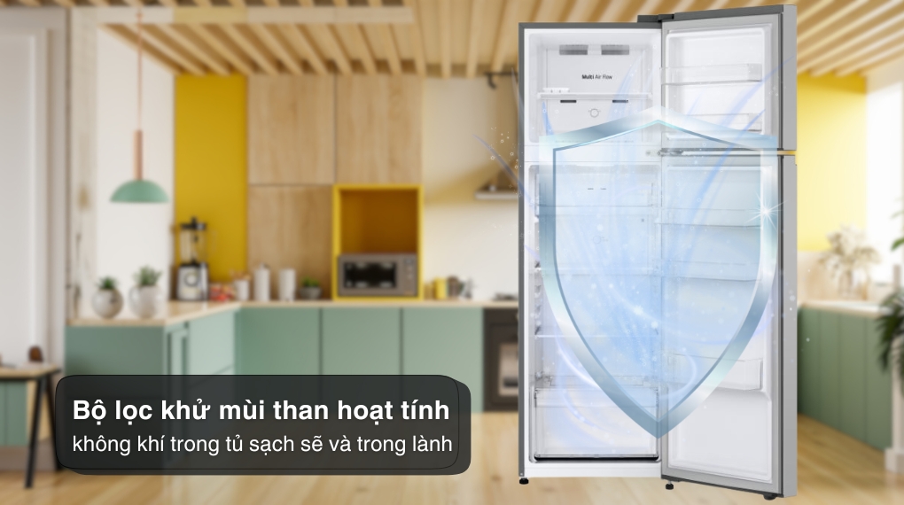 Tủ lạnh LG Inverter 266 lít LTB26SVM - Công nghệ kháng khuẩn khử mùi