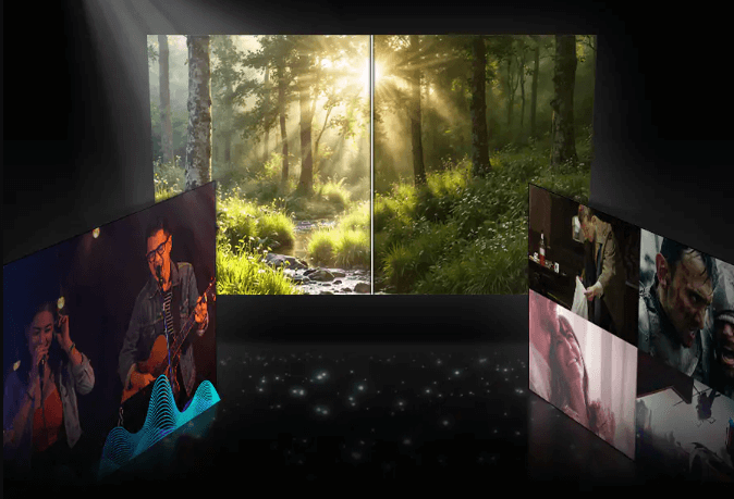 Tivi 50 inch Samsung QA50Q8FAAKXXV được tích hợp các chế độ AI thông minh Tivi 50 inch Samsung QA50Q8FAAKXXV được tích hợp các chế độ AI thông minh