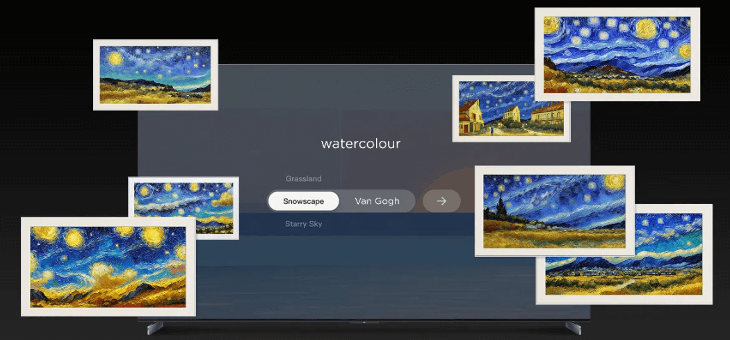 Tivi 55C6K của TCL có khả năng hiển thị hình nền thông minh