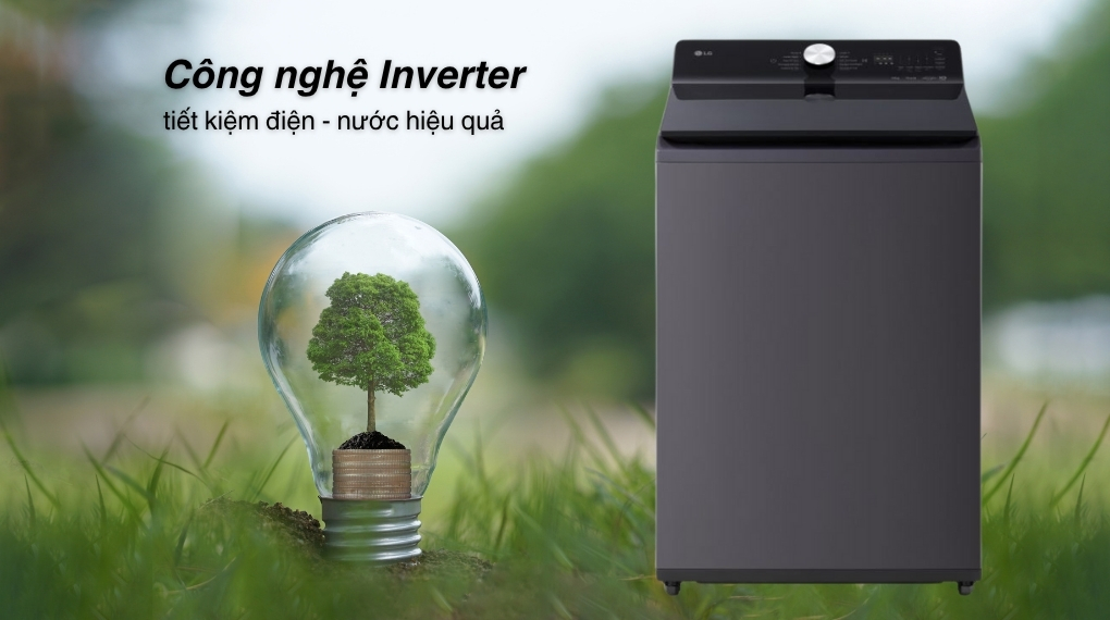 Máy giặt LG AI DD Inverter 19 kg T2519SX5G - Công nghệ tiết kiệm điện Máy giặt LG AI DD Inverter 19 kg T2519SX5G - Công nghệ tiết kiệm điện