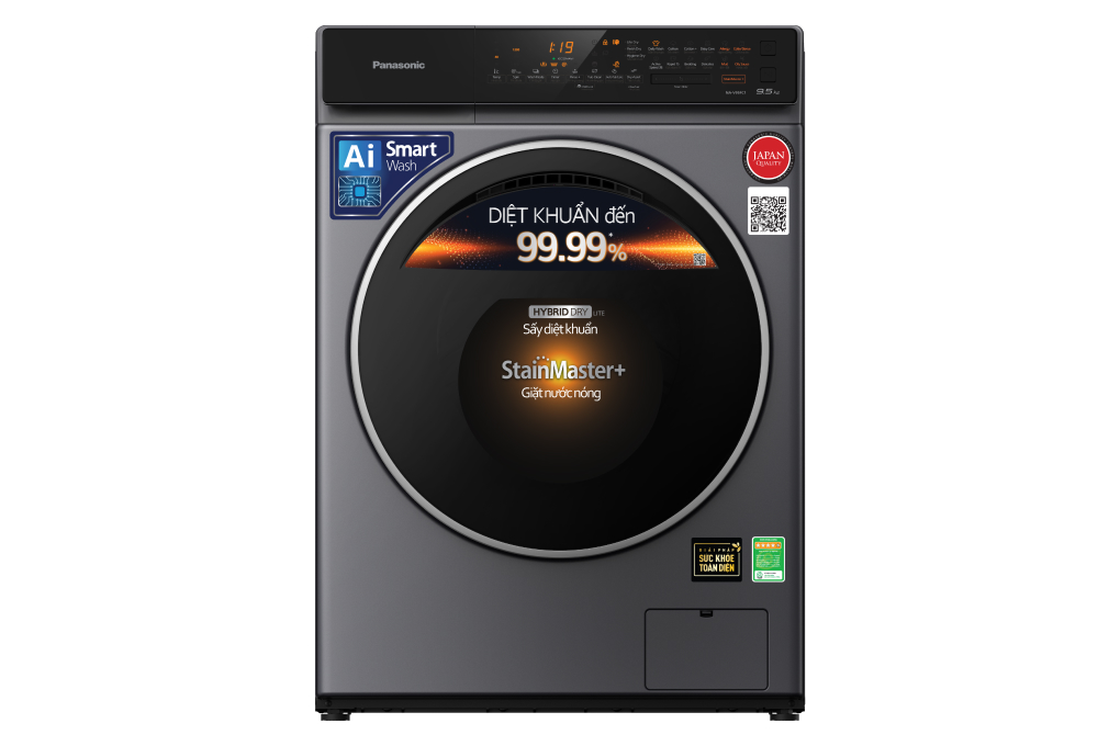 Máy giặt Panasonic Inverter 9.5 Kg NA-V95FC1LVT