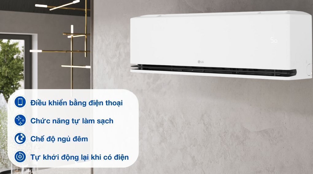 Điều hòa LG Inverter 2 chiều 12300 BTU IDH12M1 - Tiện ích