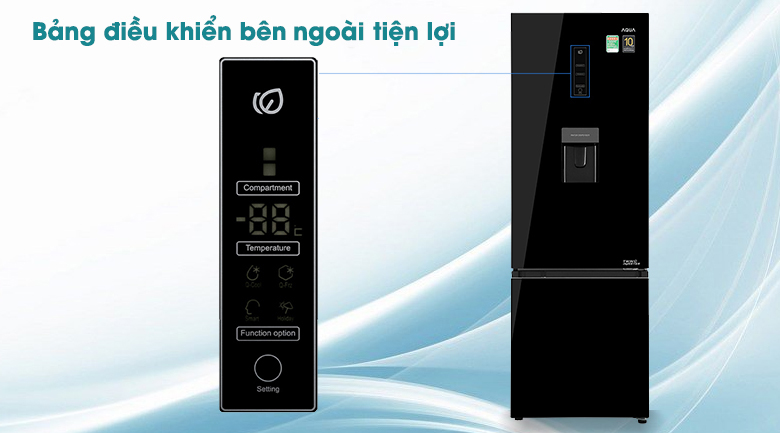 aqr-b379ma-wgb-n-3 Tủ lạnh Aqua Inverter 320 lít AQR-B379MA(WGB)