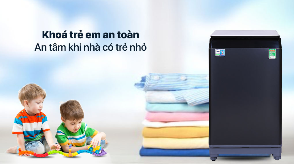 Máy giặt Aqua 10 KG AQW-F100GT.BK - Khối lượng giặt 10 kg Máy giặt Aqua 10 KG AQW-F100GT.BK - Khối lượng giặt 10 kg