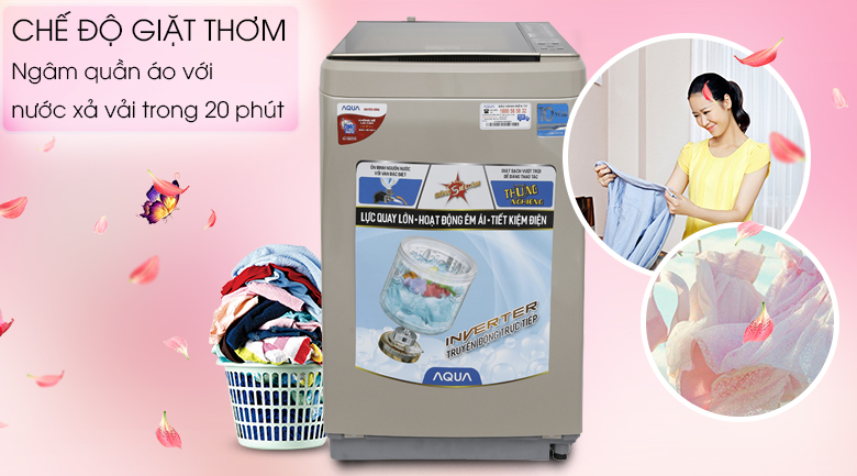aqua-aqw-d900bt-n-8 Máy giặt Aqua Inverter 9 kg AQW-D900BT N