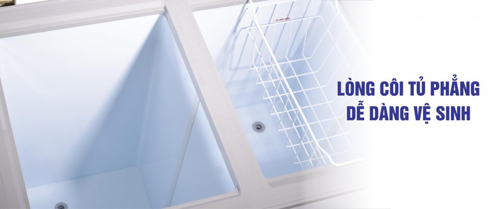 Tủ Đông Sanaky Dàn Đồng Inverter VH6699W3 ( 1 ngăn đông, 1 ngăn mát)