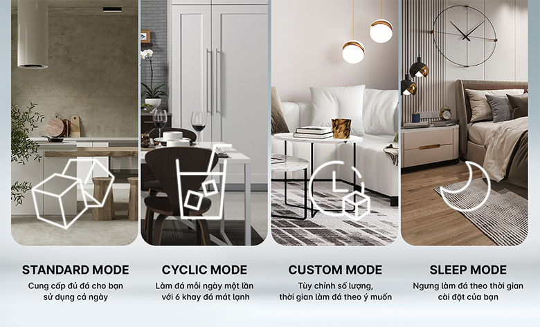 Tủ lạnh Aqua Inverter 480 lít AQR-TA546FA(KGL)U1 4 chế độ làm đá