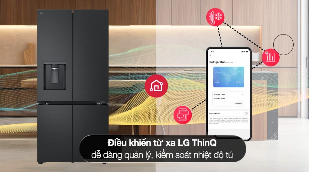Tủ lạnh LG Inverter 571 lít Multi Door LFD58BLMA - Tiện ích Tủ lạnh LG Inverter 571 lít Multi Door LFD58BLMA - Tiện ích