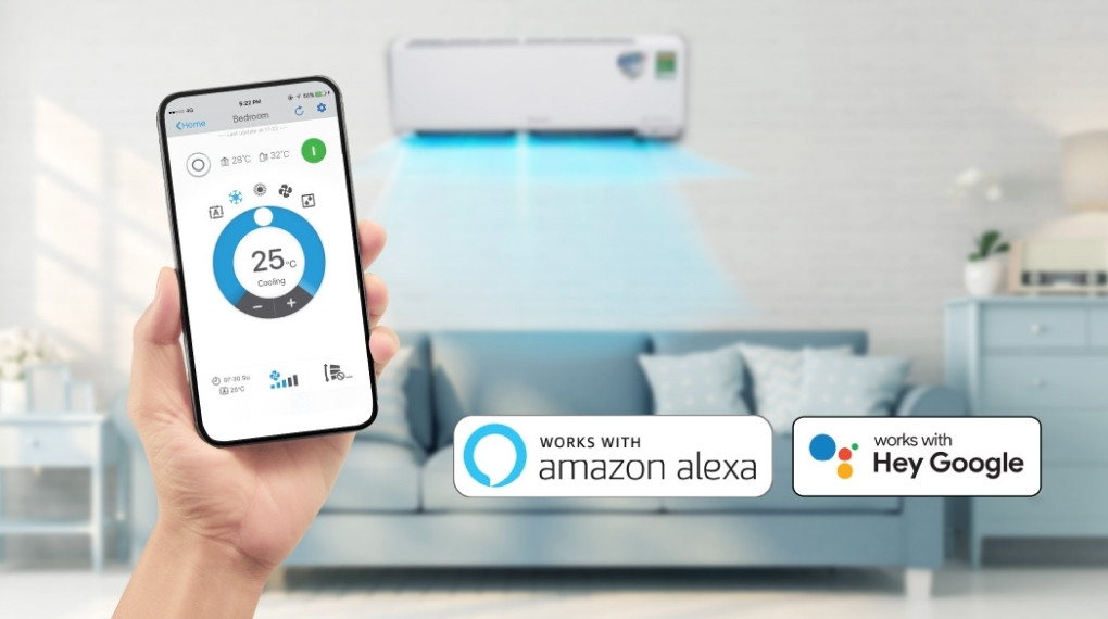 Daikin Mobile trên điều hòa Daikin Inverter 2 chiều 9200 BTU ATHF25XVMV Daikin Mobile trên điều hòa Daikin Inverter 2 chiều 9200 BTU ATHF25XVMV