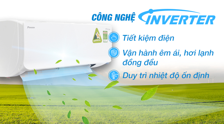 dieu-hoa-daikin-2 Điều hòa Daikin 1 chiều Inverter 12000BTU FTKA35UAVMV