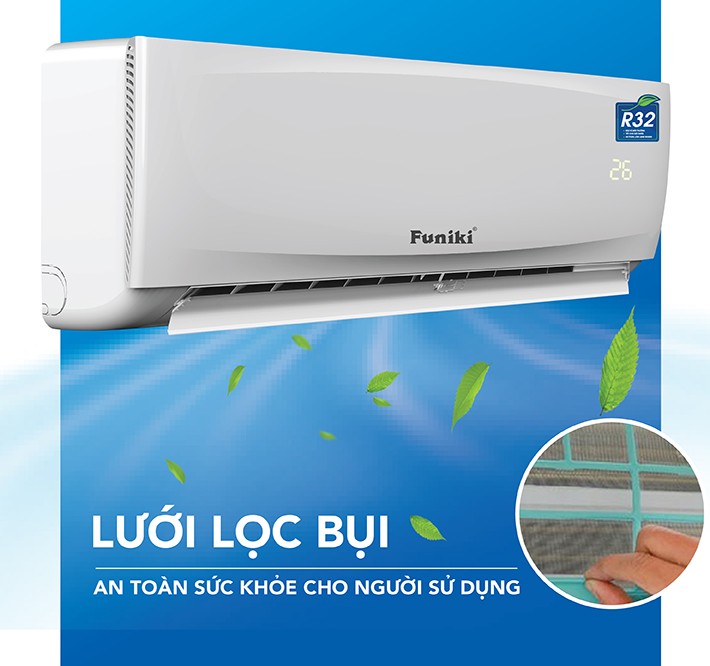 Điều hòa Funiki 1 chiều 9000 BTU HSC09 TAX