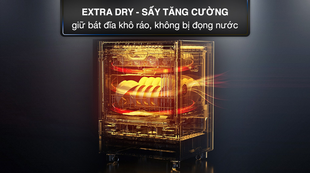 Máy rửa chén độc lập Bosch SMS6ECI93E - Công nghệ sấy Máy rửa chén độc lập Bosch SMS6ECI93E - Công nghệ sấy