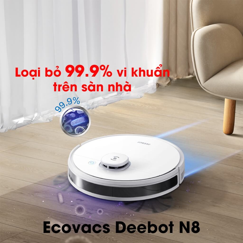 ROBOT HÚT BỤI LAU NHÀ ECOVACS DEEBOT N8