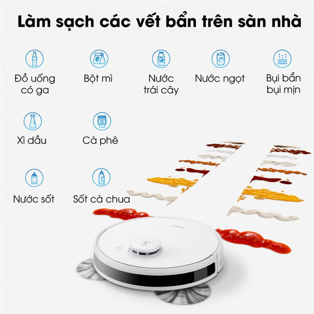 ROBOT HÚT BỤI LAU NHÀ ECOVACS DEEBOT N8