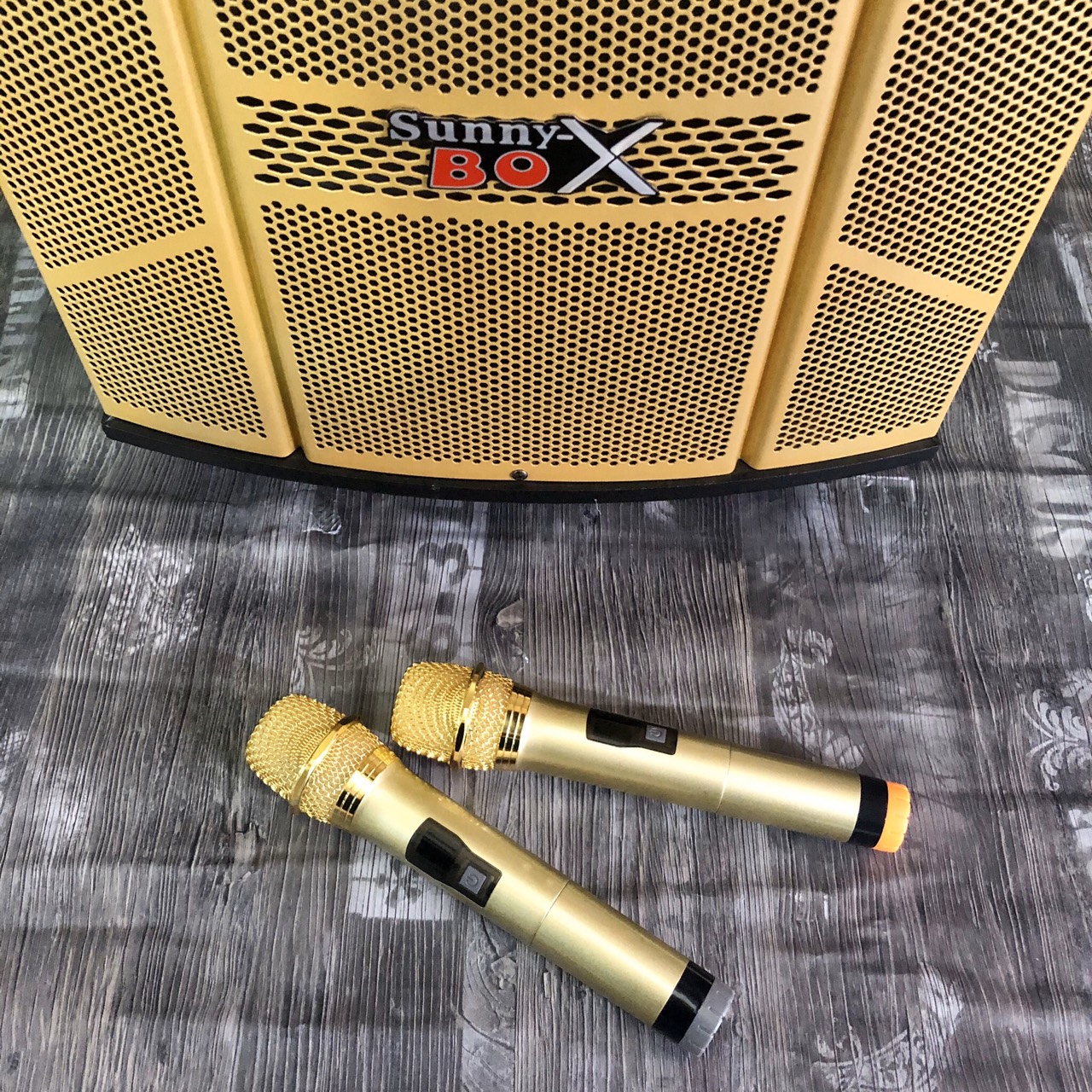 loa kéo di động sunybox GJ-850 – loa di động Bass 4 tấc