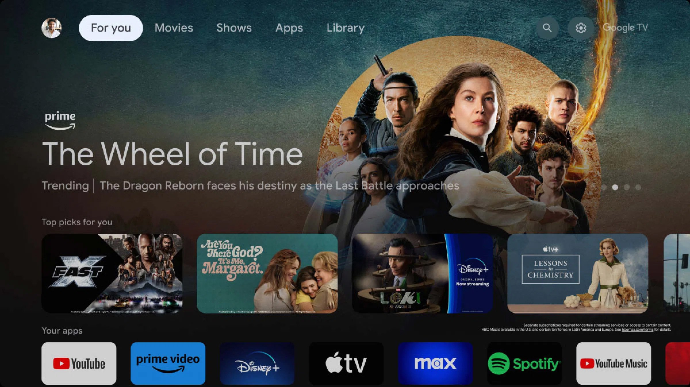 Giao diện thông minh với Google TV – Tùy biến dễ dàng TCL 85C8K