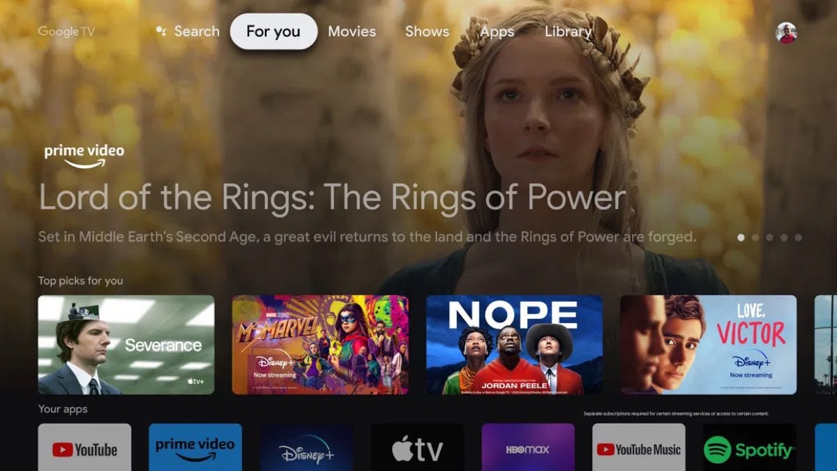 Hệ điều hành Google TV thông minh, Google Assistant tiện lợi TCL 98P8K