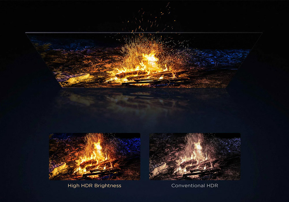 high-hdr-brightness-tivi-tcl-qdmini-led-98c6k Tivi TCL QD-Mini LED 4K 98 Inch 98C6K hỗ trợ HDR (High Dynamic Range)