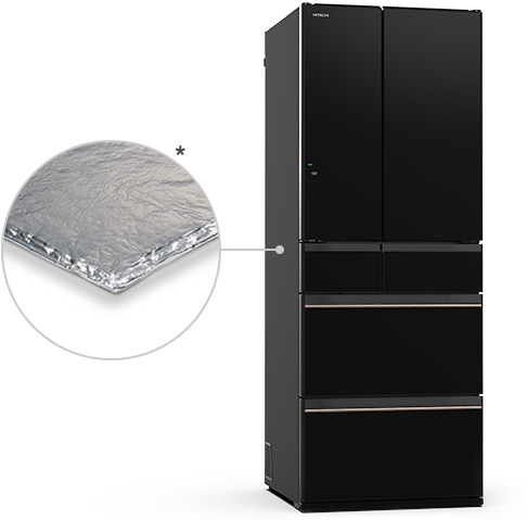 hitachi-4 Tủ lạnh Hitachi inverter 520 lít R-HW530NV(X)