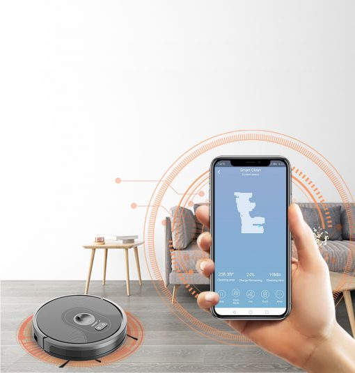 hut-bui-1 Robot hút bụi và lau nhà Rapido R6S