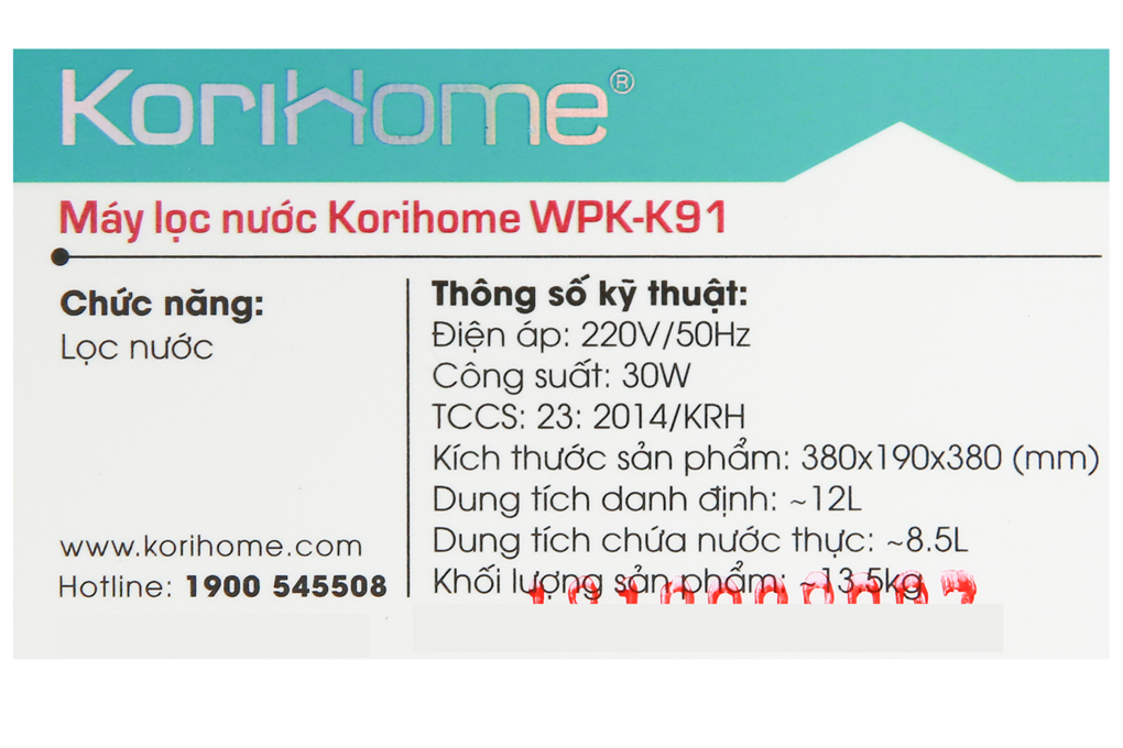 korihome-wpk-k91-thuviec-7 korihome wpk k91 thuviec 7