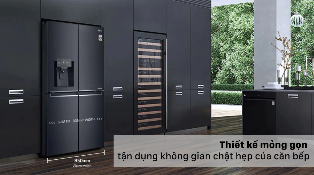 Tủ lạnh LG Inverter 496 lít GR-X22MB