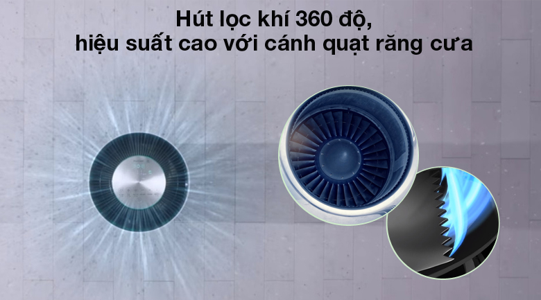 Máy lọc không khí LG PuriCare AS65GDWH0.ABAE
