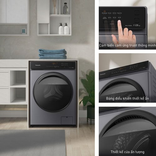 máy giặt Panasonic Inverter 11,5kg NA-V115FA1LV có thiết kế hiện đại máy giặt Panasonic Inverter 11,5kg NA-V115FA1LV có thiết kế hiện đại