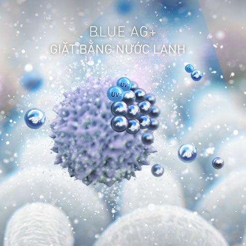 Máy giặt Panasonic Inverter 11,5kg NA-V115FW1BV trang bị công nghệ Blue Ag+ Máy giặt Panasonic Inverter 11,5kg NA-V115FW1BV trang bị công nghệ Blue Ag+