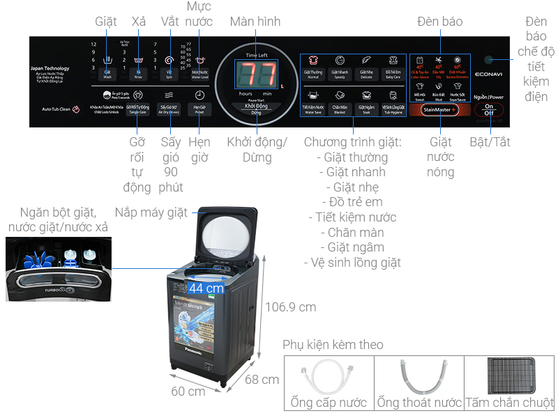 may-giat-panasonic-na-fd12vr1bv-1 Tổng quan máy giặt NA-FD12VR1BV