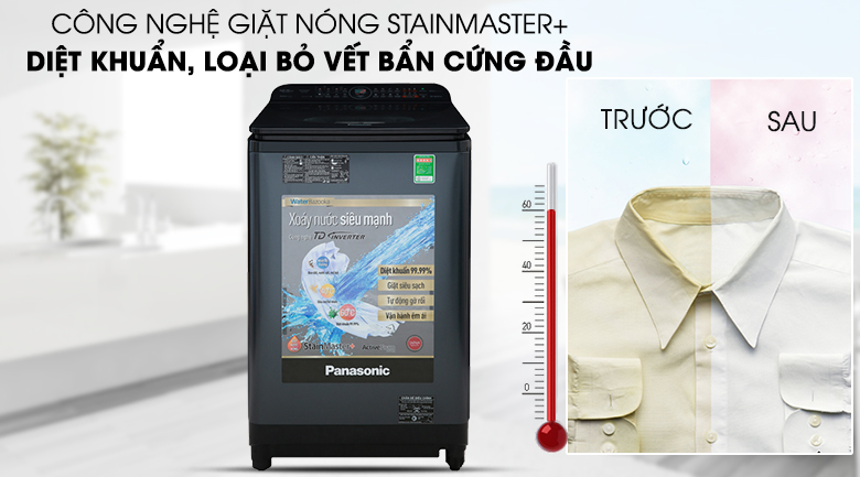 may-giat-panasonic-na-fd12vr1bv-2 NA-FD12VR1BV với công nghệ stainmaster +