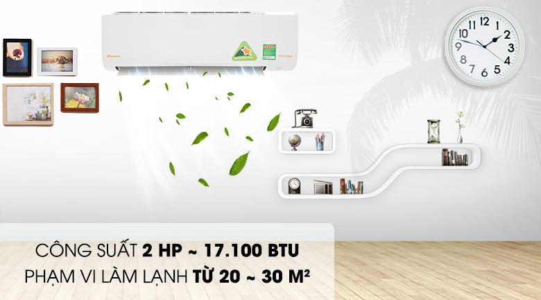 may-lanh-daikin-ftkq50savmv-2 Máy lạnh Daikin Inverter 2 HP FTKQ50SAVMV