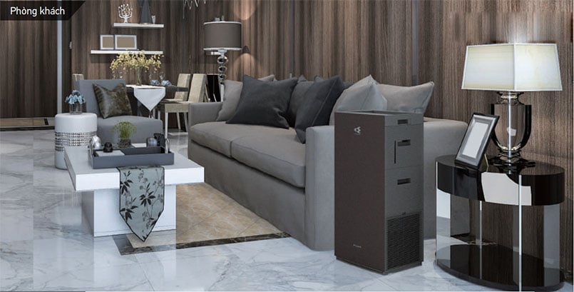 Máy lọc không khí di chuyển bằng bánh xe Máy lọc không khí