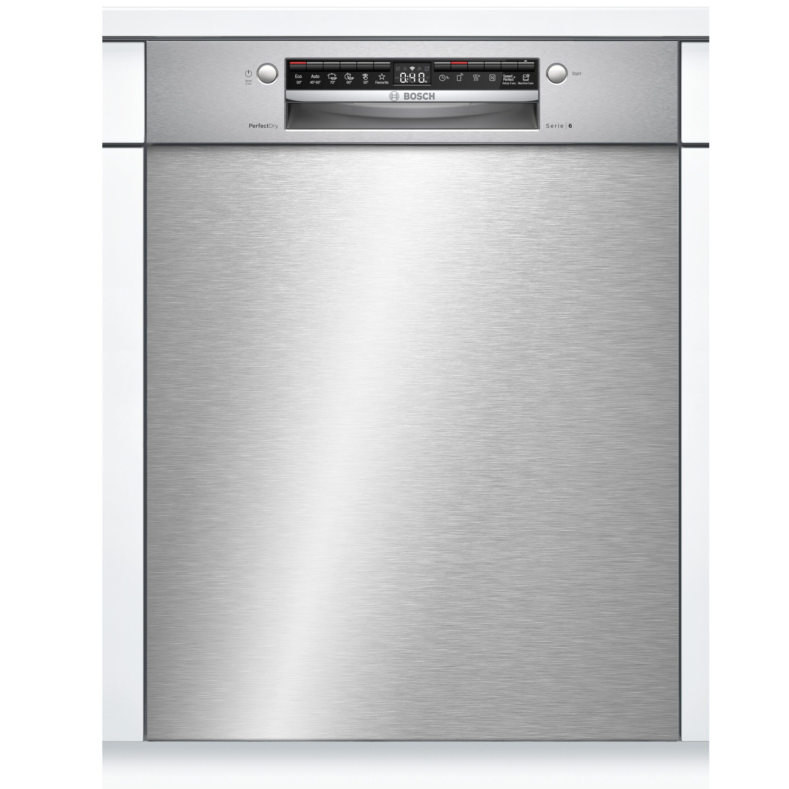 Máy rửa bát Bosch SMV4ECX14E thiết kế sang trọng, đẳng cấp.