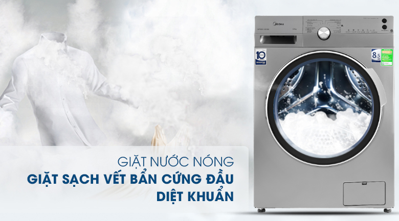 Máy giặt Midea Inverter 8.5 Kg MFK85-1401SK