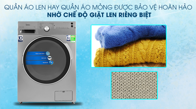 Máy giặt Midea Inverter 8.5 Kg MFK85-1401SK