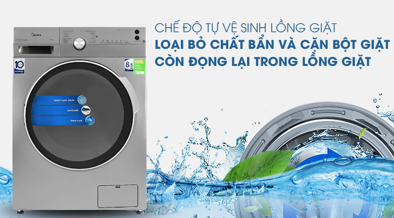 Máy giặt Midea Inverter 8.5 Kg MFK85-1401SK