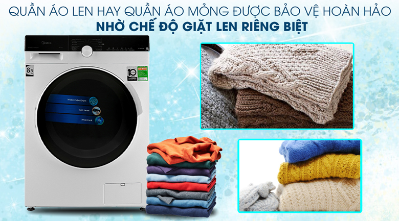 Máy giặt Midea Inverter 8.5 Kg MFK85-1401WK