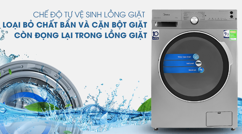 Máy giặt Midea Inverter 9.5 Kg MFK95-1401SK