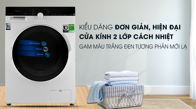 Máy giặt Midea Inverter 9.5 Kg MFK95-1401WK