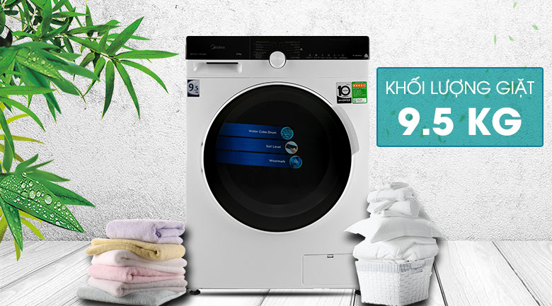 Máy giặt Midea Inverter 9.5 Kg MFK95-1401WK